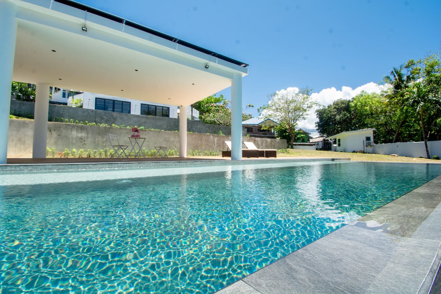 Cabana by the pool